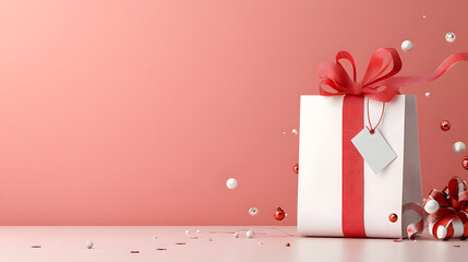 Create memorable moments with a personalized gift bag featuring a custom name tag and festive decorations for every celebration