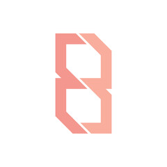 Monogram 8. Number 8. Number 8 design logo. Monogram letter mark 8 logo design. Monogram design vector logo. Monogram number 8 logo design. Simple number 8 monogram. Monogram 8 design logo. 