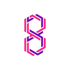 Monogram 8. Number 8. Number 8 design logo. Monogram letter mark 8 logo design. Monogram design vector logo. Monogram number 8 logo design. Simple number 8 monogram. Monogram 8 design logo. 