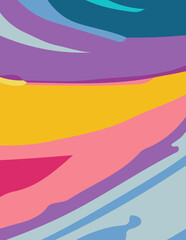 abstract background with untidy waves Illustration