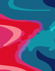 Obraz premium abstract background with untidy waves Illustration