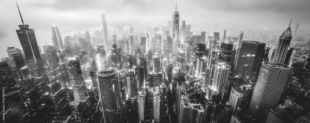 Poster introduction to smart city technology, highlighting its significance in creating resilient, adaptive