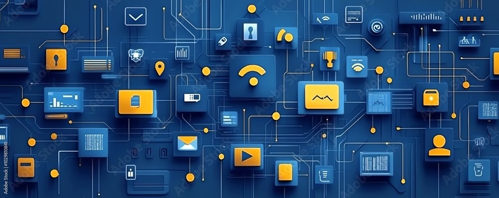 Poster Microservices designed for scalability and adaptability, offering robust solutions for modern software systems, enhancing agility in contemporary development