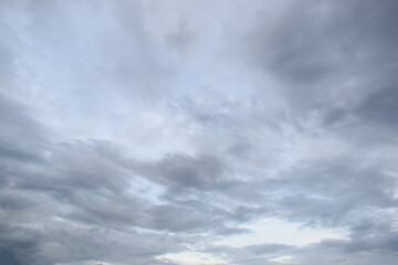 Fototapeta premium blue sky and white cloud background, cloudy in rainny season