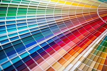 Obraz premium Sand background color palette with complimentary swatches Silhouette