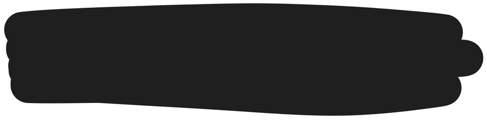 black staine brush, grunge banner