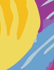 abstract background with untidy waves Illustration