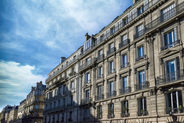Paris, beautiful facades in the 7e arrondissement