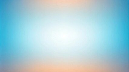 Symmetrical subtle peach to light blue gradient background