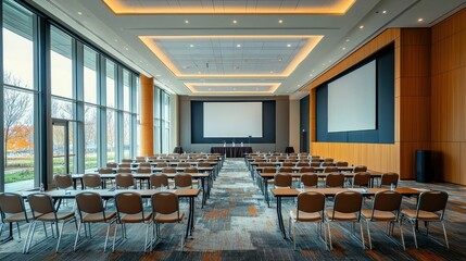 Modern Conference Room with Captivating Design