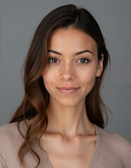 Naklejka premium A portrait of a woman