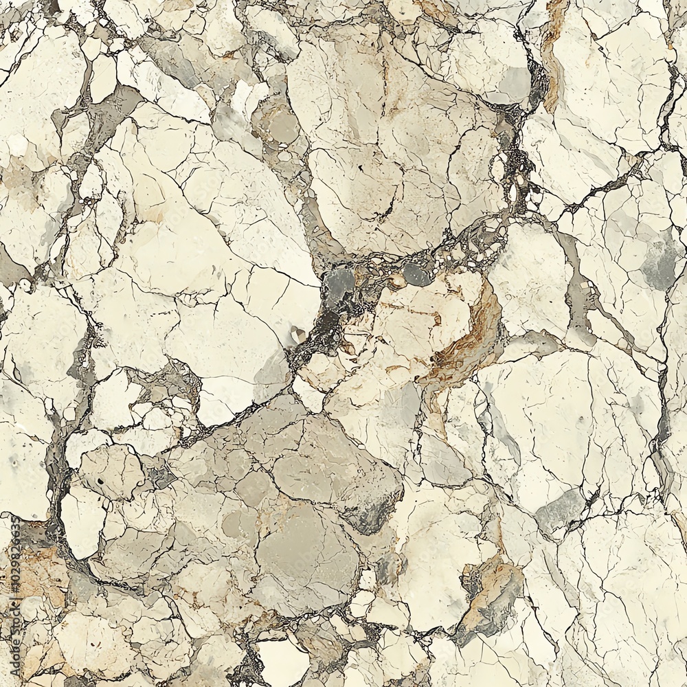 Aufkleber elegant light marble texture with intricate patterns and natural shades, perfect for backgrounds and