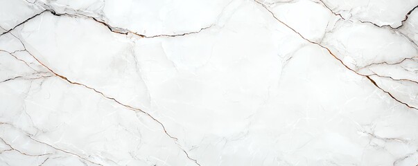 Fototapeta premium Elegant white marble texture with subtle golden veining, perfect for backgrounds in design projects and luxury aesthetics.