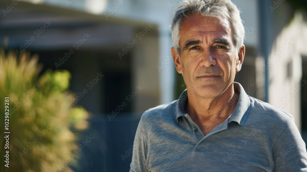 Wall mural Portrait of a Confident Senior Man