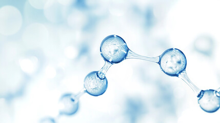 Molecular structure model technology background