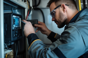 Professional Technician Engaged in Maintenance of Electronic Device, Emphasizing Product Repair Services with Precision Tools and Detailed Workmanship for Optimal Device Functionality and Customer Sat