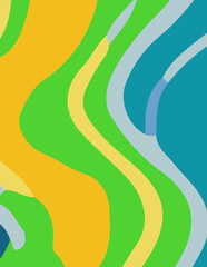 abstract background with untidy waves Illustration