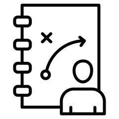 Strategy  Icon Element For Design