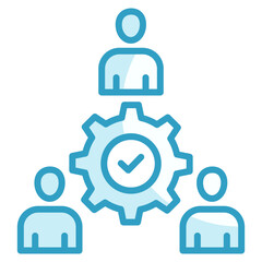 Team Management  Icon Element For Design