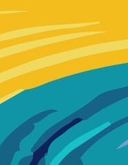 abstract background with untidy waves Illustration