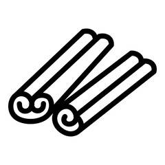 Cinnamon icon. Vector line icon