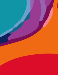 abstract background with untidy waves Illustration