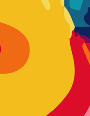 abstract background with untidy waves Illustration