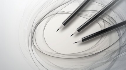 Naklejka premium clean minimalist vector illustration of a pen