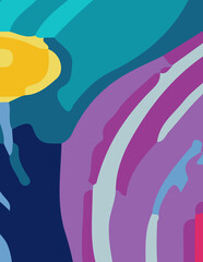 abstract background with untidy waves Illustration