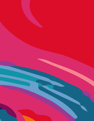 abstract background with untidy waves Illustration