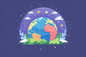 World Earth Day,global perspective on environmental protection, the integration of green business practices and renewable