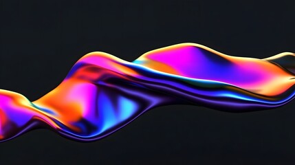 Obraz premium Abstract 3d render, background design, modern illustration