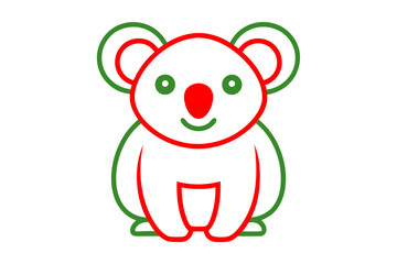 Creative Halloween line art vector illustration