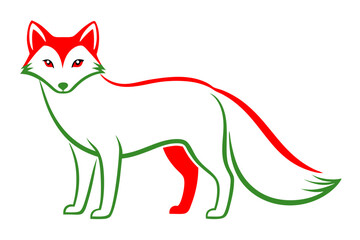 Creative Halloween line art vector illustration