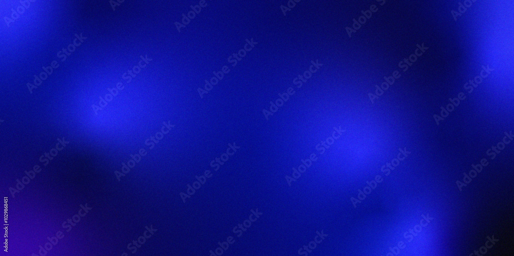 Poster abstract background blue color blurred gradient foil shimmer rough texture. grainy and noise abstrac