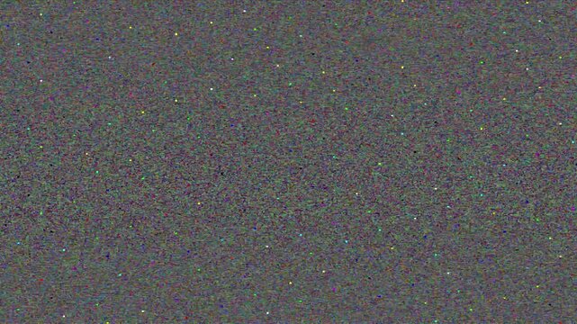 Old Cathode Ray Television Screen Static Signal Noise