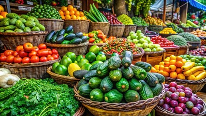 Obraz premium Fresh Avocado Showcase at Vibrant Vegetable