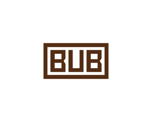 BUB Logo design vector template. BUB