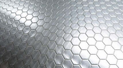 generative ai, Smooth and glossy texture with a three-dimensional hexagonal pattern