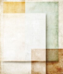Minimalistic Abstract Background with Simple Geometric Forms and Neutral Colors