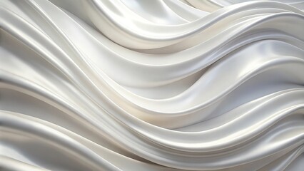 Fototapeta premium Smooth white silk background