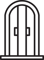 Arch Window Line Icon