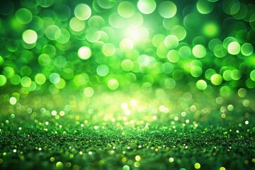 Fototapeta premium Shiny abstract gradient background with silhouettes and bokeh light