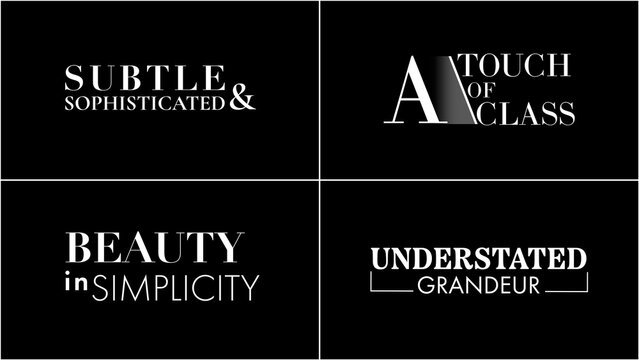 Elegant Typography Titles