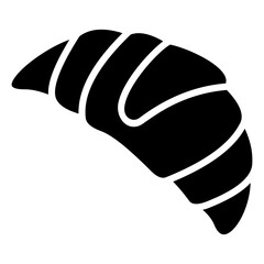Croissant Icon Element For Design