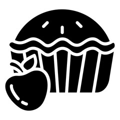 Apple Pie Icon Element For Design