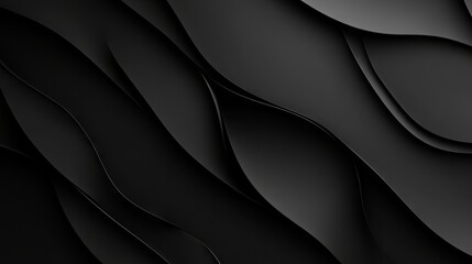 Obraz premium Sophisticated abstract black gradient background for modern design projects and creative visuals.