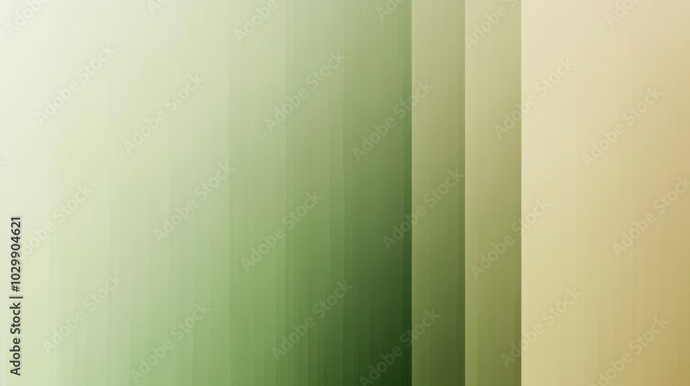 Poster elegant matte gradient transitioning smoothly from soft sage green to light olive, creating a serene