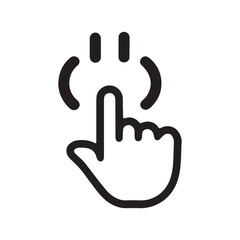 clicking, cursor icon vector