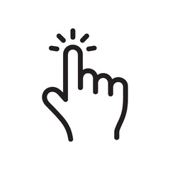 clicking, cursor icon vector